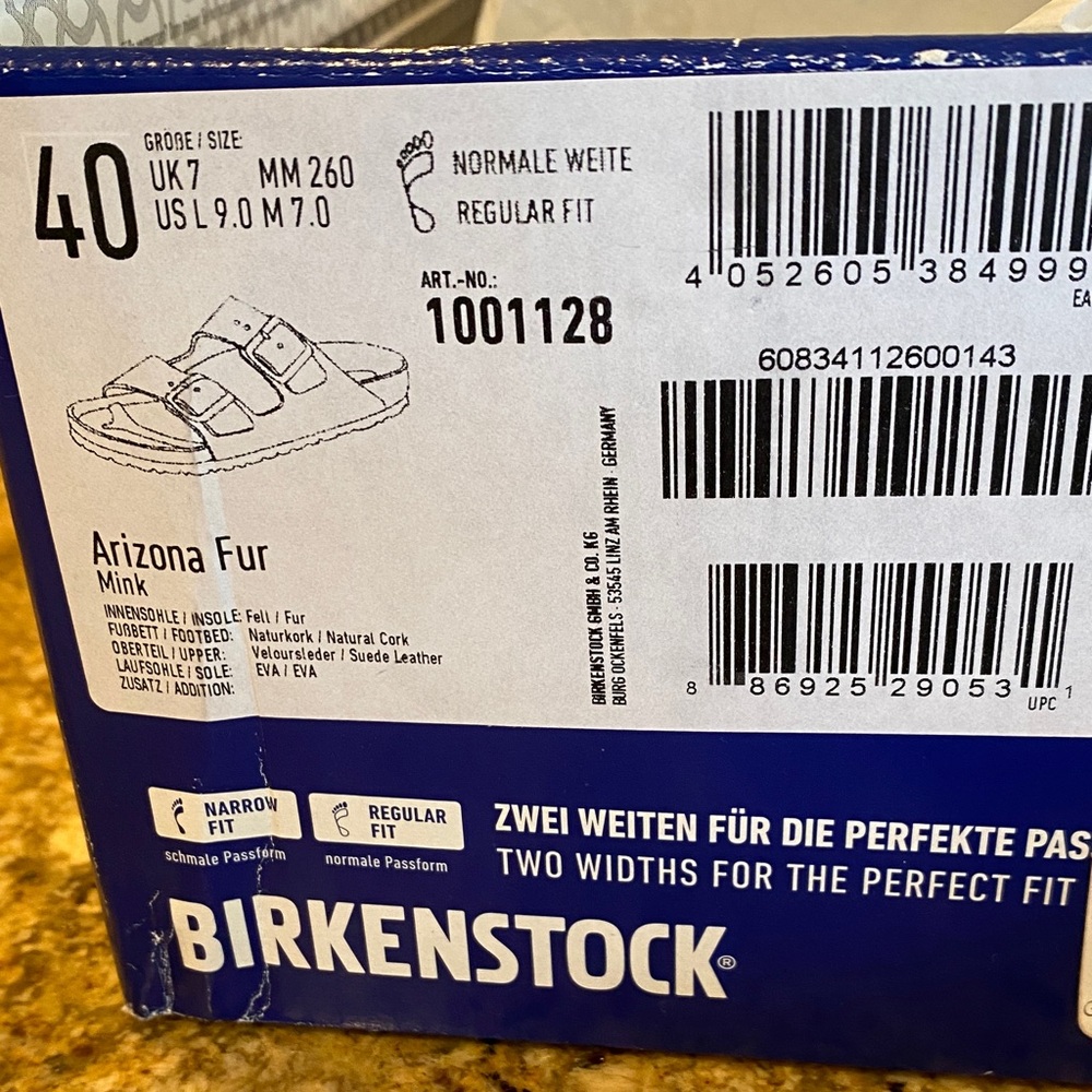 Birkenstock Tan and Cream Shearling Sandals - Picture 4 of 4